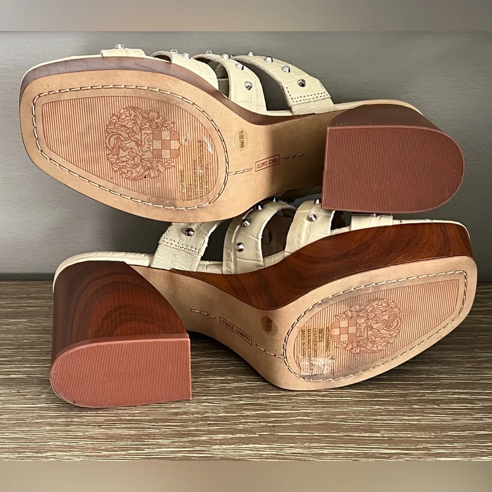 Vince Camuto Platform‎ Studded Sandals 8